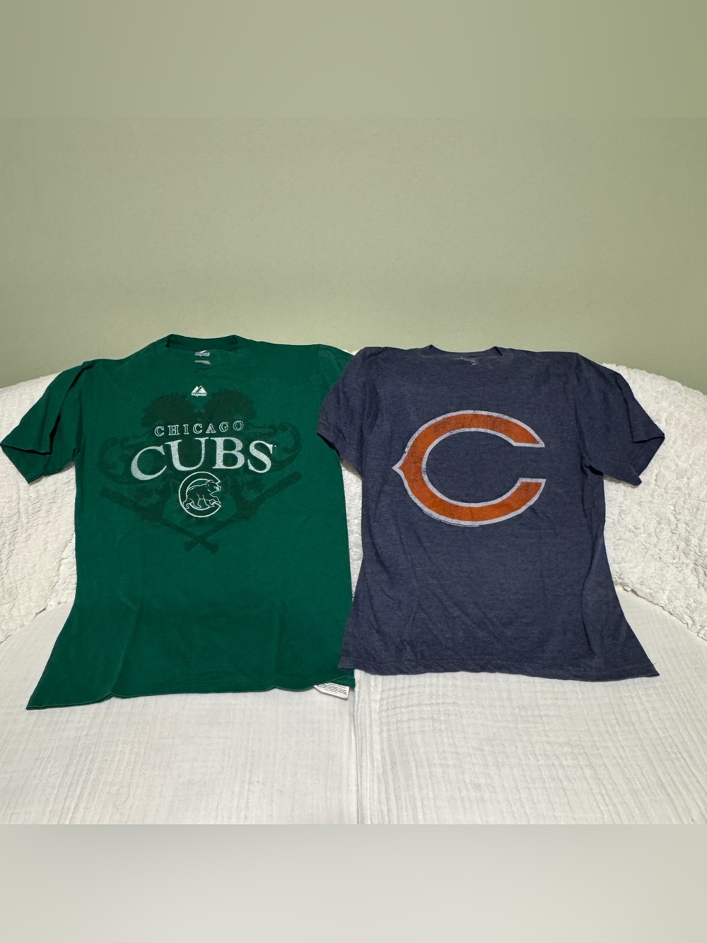 Cubs and Bears Shirts Adult S